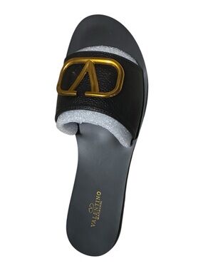 Women Black Slide Sandal